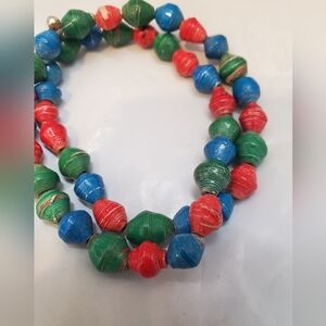 Paper Bead Bracelet